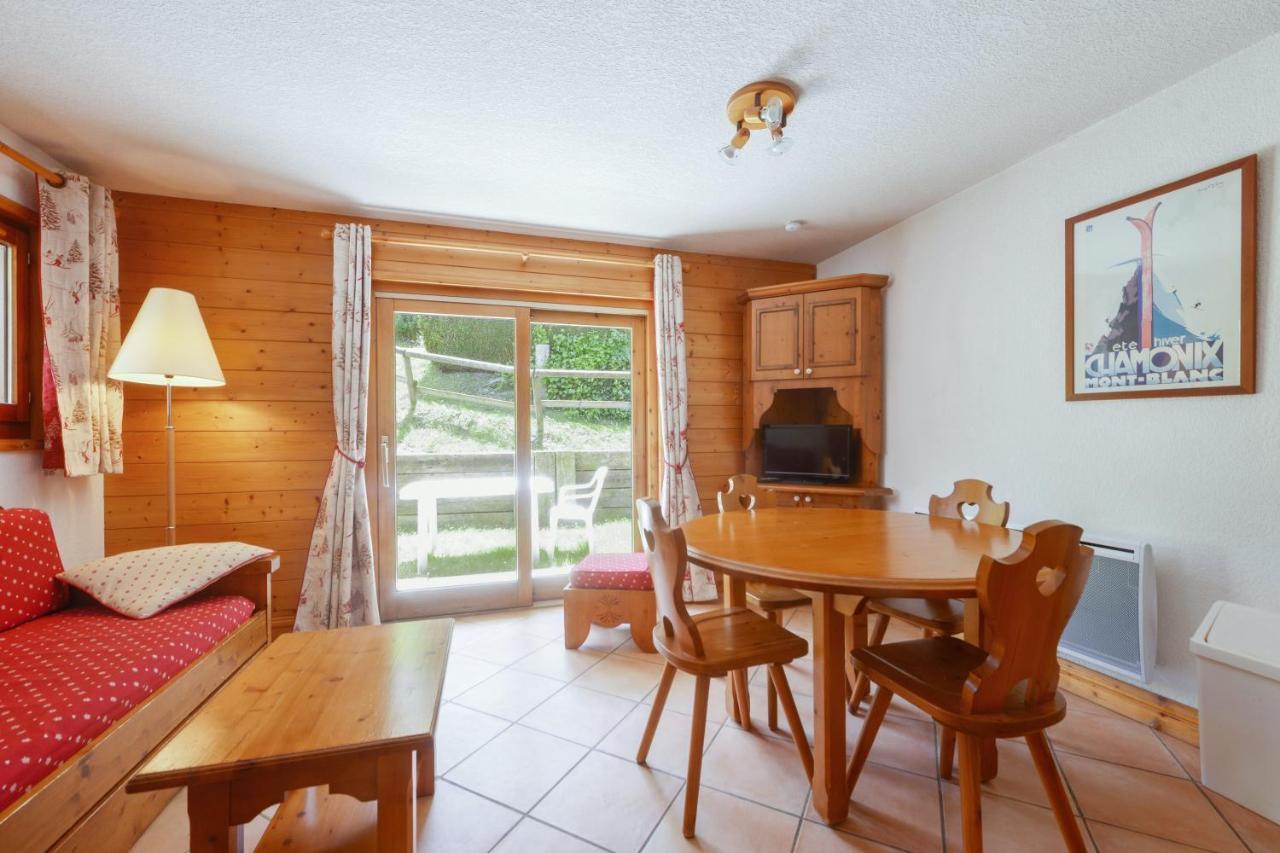 Appartement Chaleureux Les Houches 29 M² Piscine Partagee Экстерьер фото