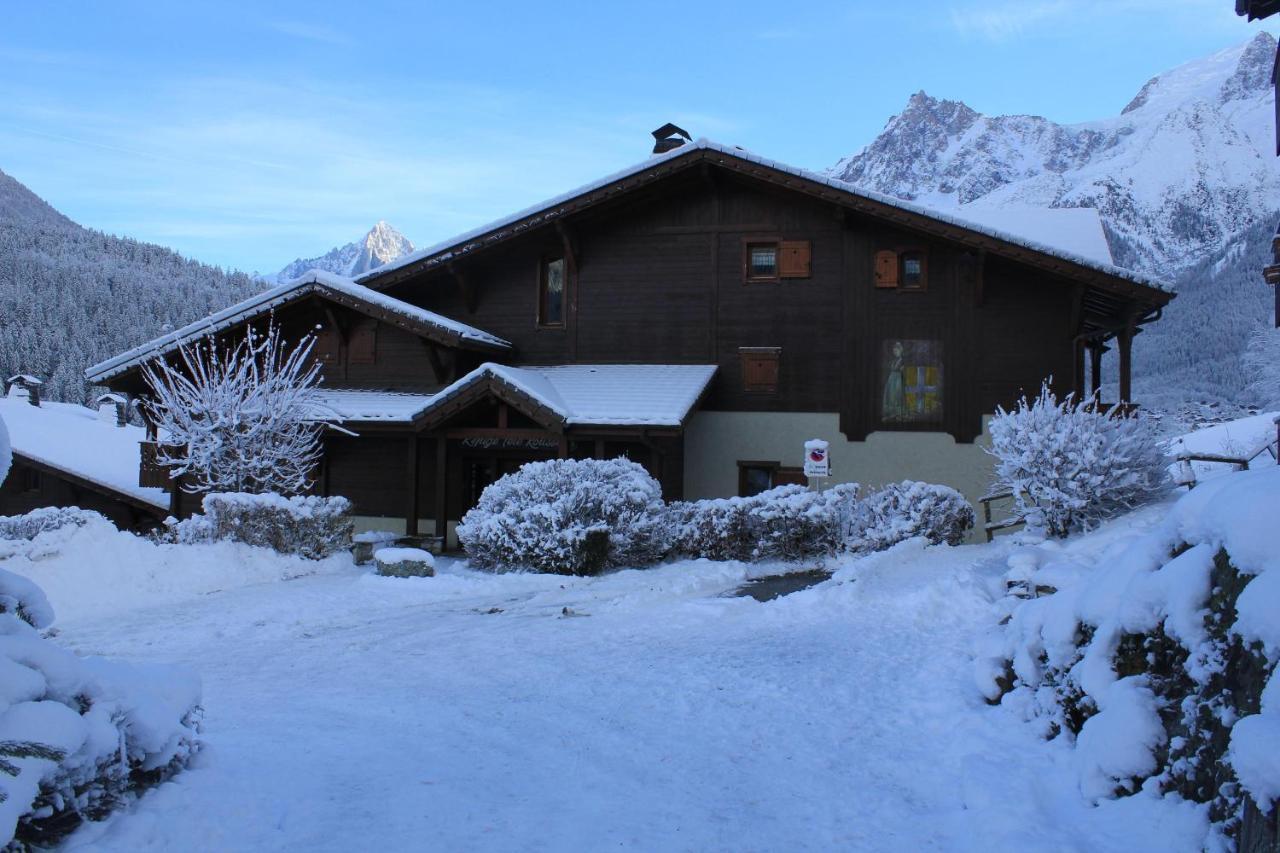 Appartement Chaleureux Les Houches 29 M² Piscine Partagee Экстерьер фото