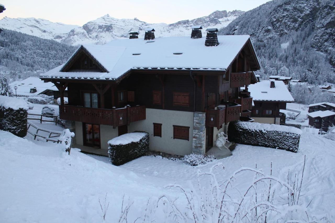Appartement Chaleureux Les Houches 29 M² Piscine Partagee Экстерьер фото