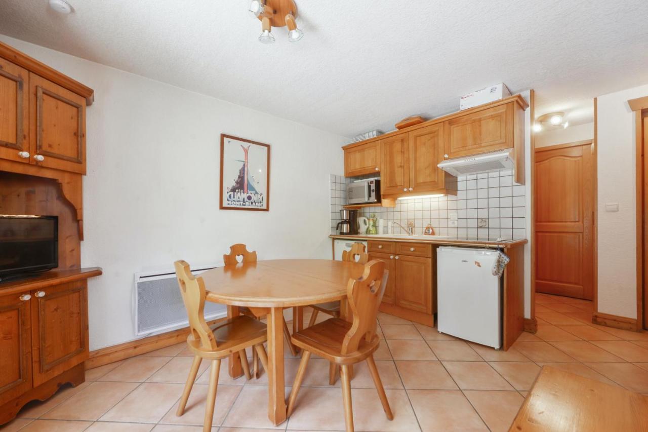 Appartement Chaleureux Les Houches 29 M² Piscine Partagee Экстерьер фото